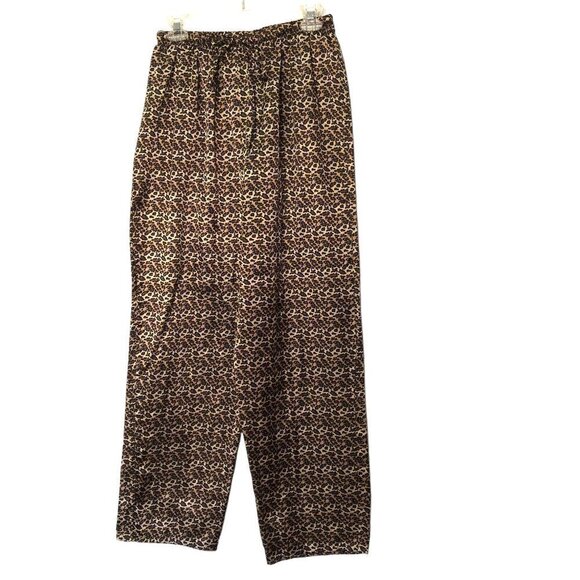 Cato Other - Cato Animal Print Pajama Pants Satin Feel Size Large